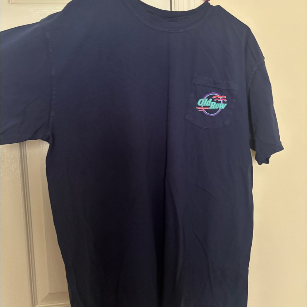 Old Row Navy T-Shirt Graphic